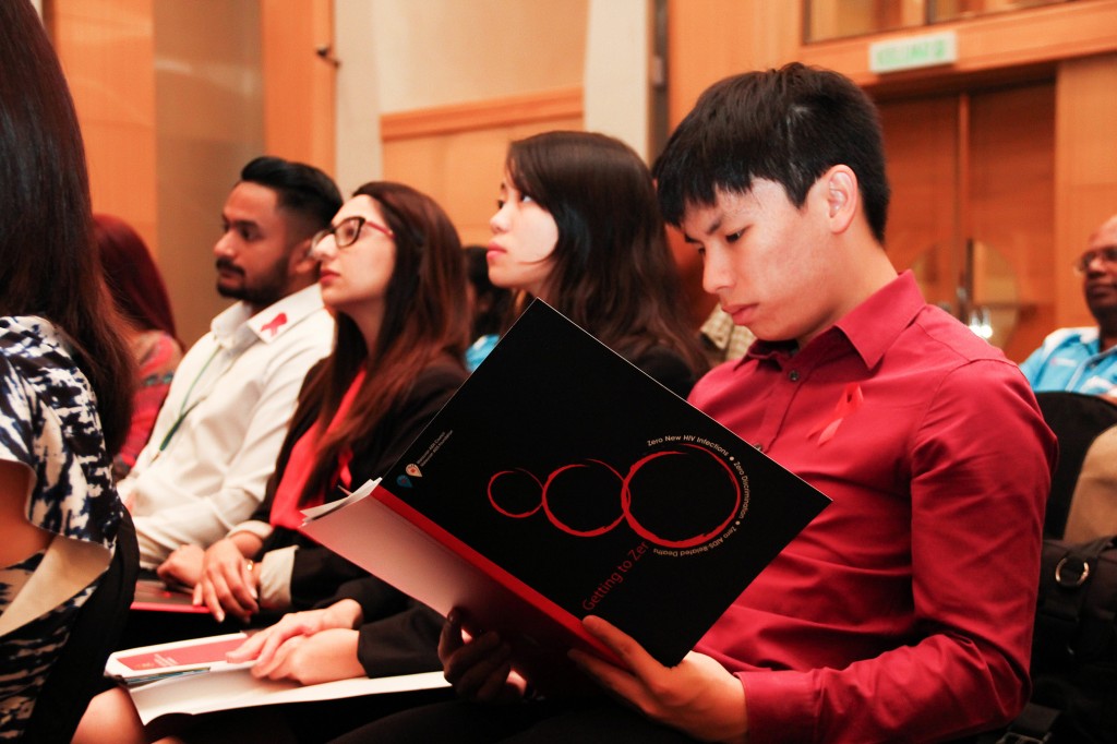 Delegates attending the launch of the Malaysian Business Consortium on HIV and AIDS Forum 2016. Photo © 2016 Malaysian AIDS Council & Malaysian AIDS Foundation.