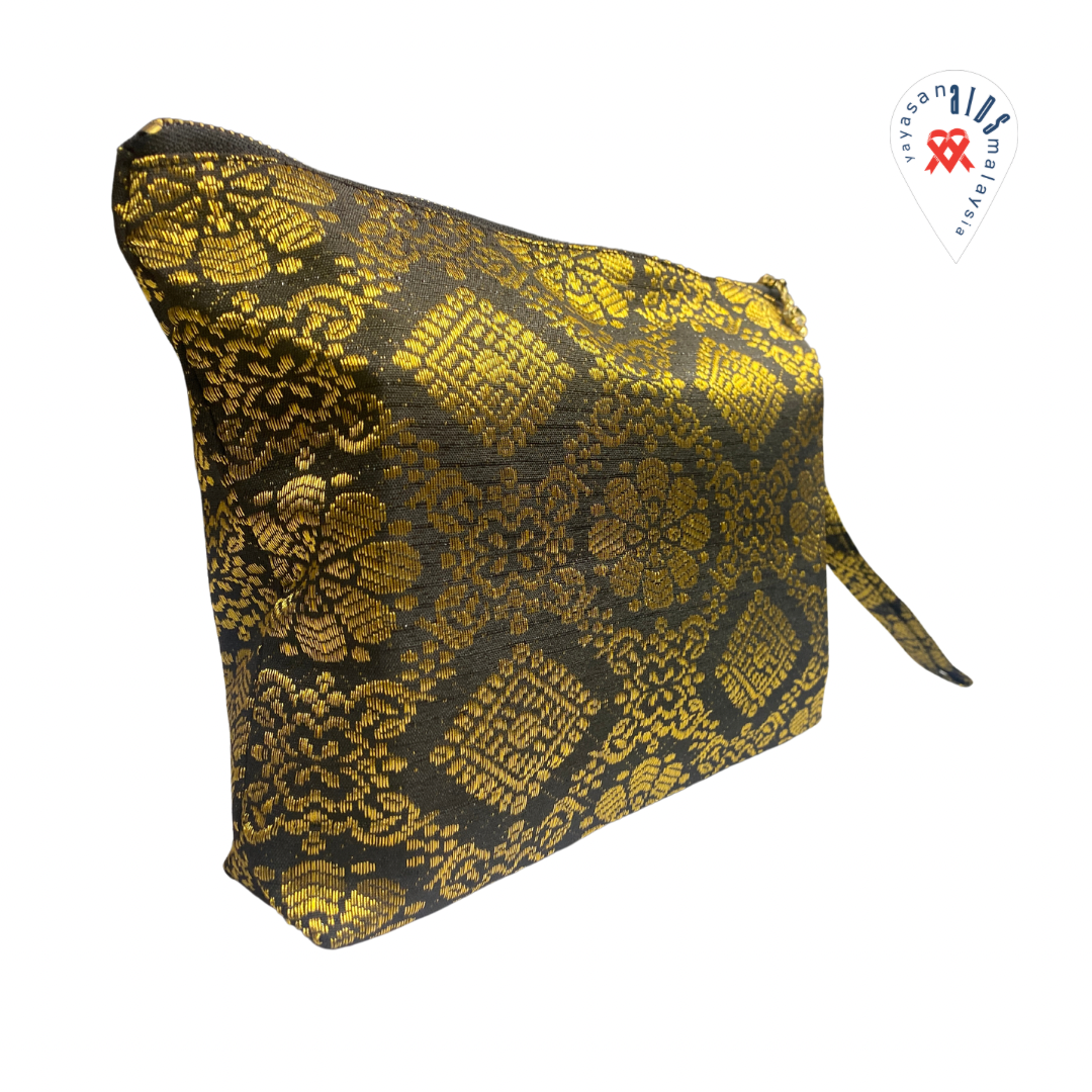 Ceritera Cakna Songket Pouch Bag - Image 2