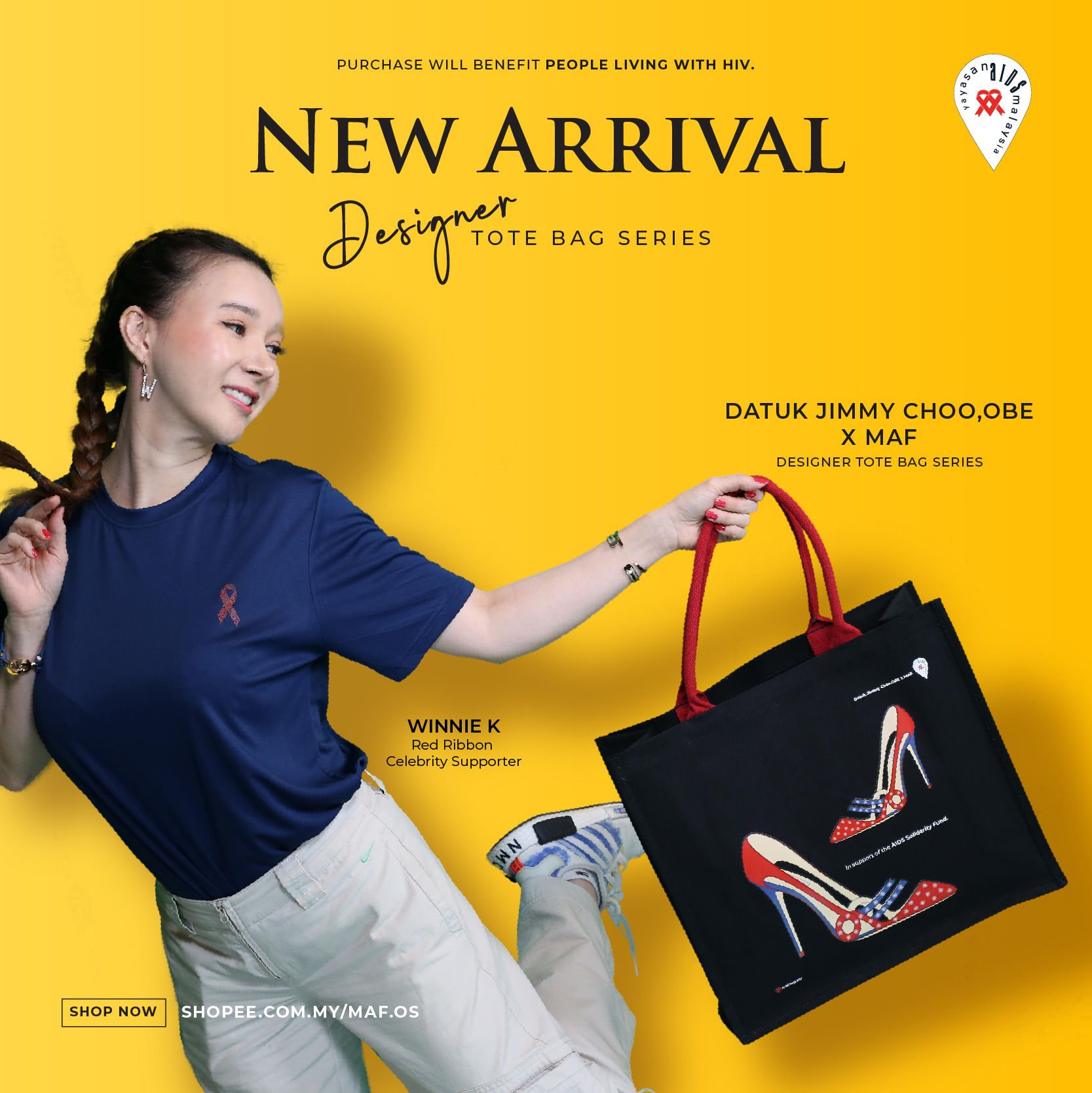 Datuk Jimmy Choo, OBE x MAF Tote Bag