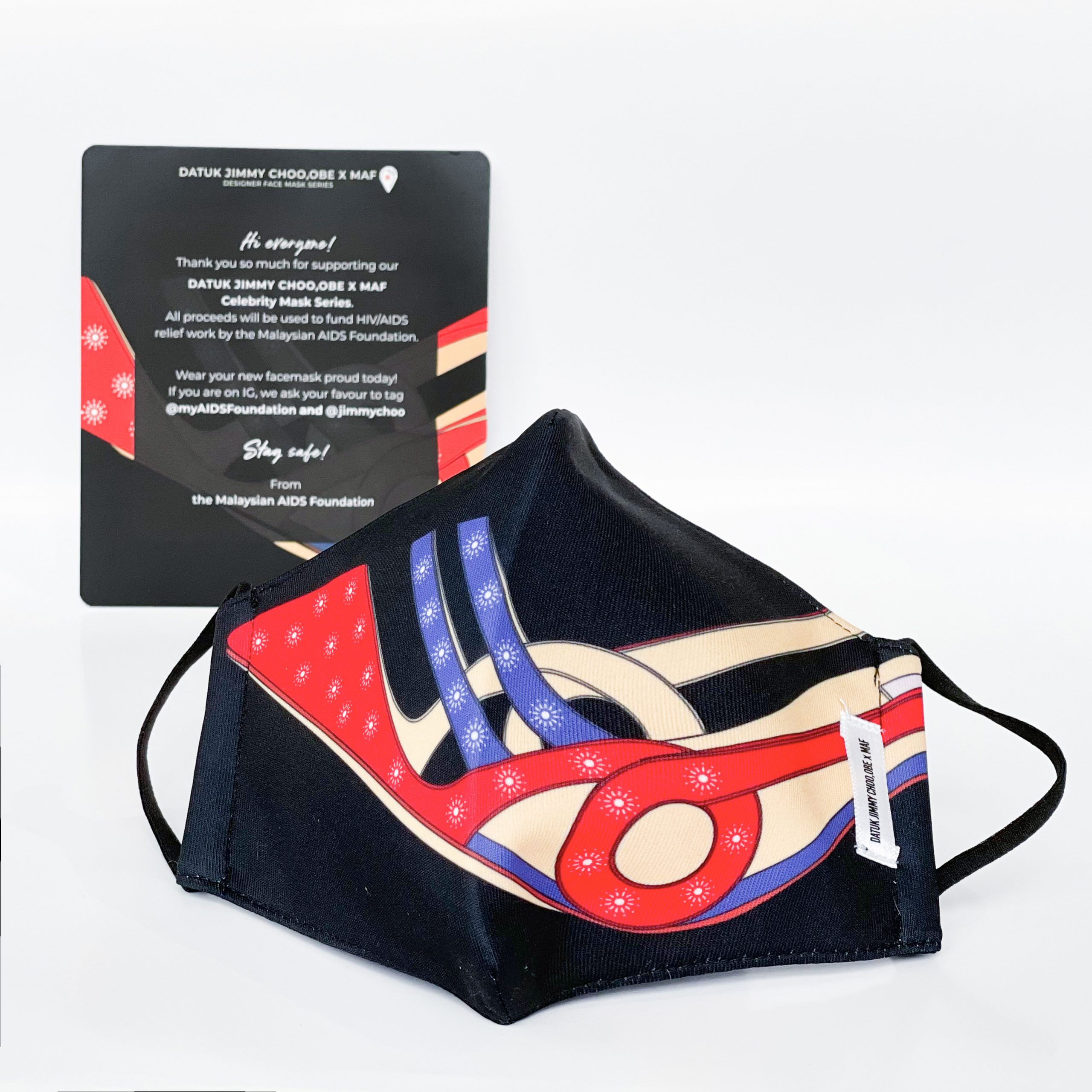 Datuk Jimmy Choo,OBE x MAF Face Mask
