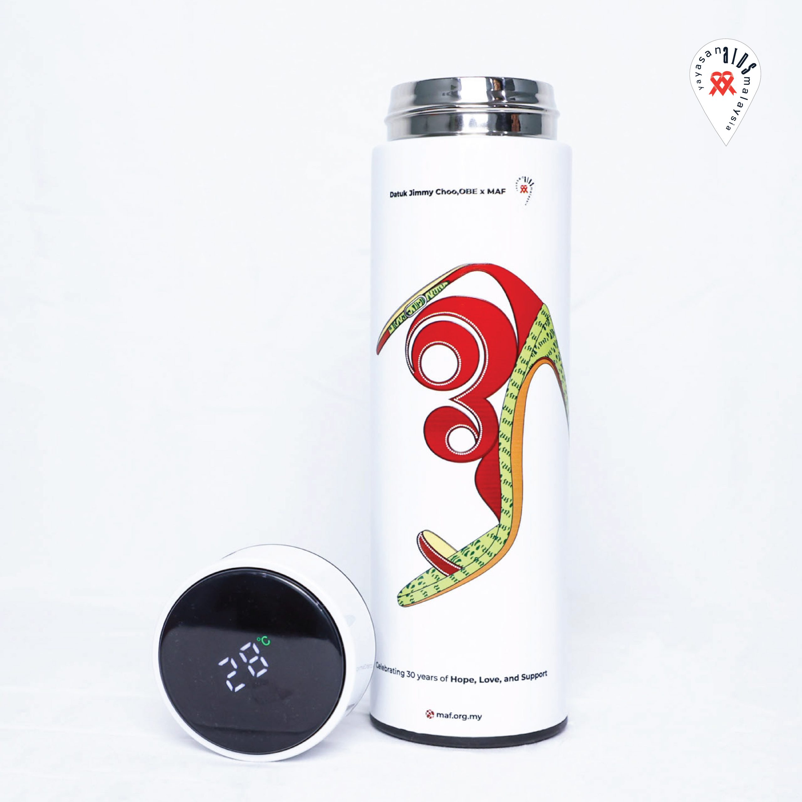 Smart LED Thermos - Datuk Jimmy Choo X 30th MAF - Image 2