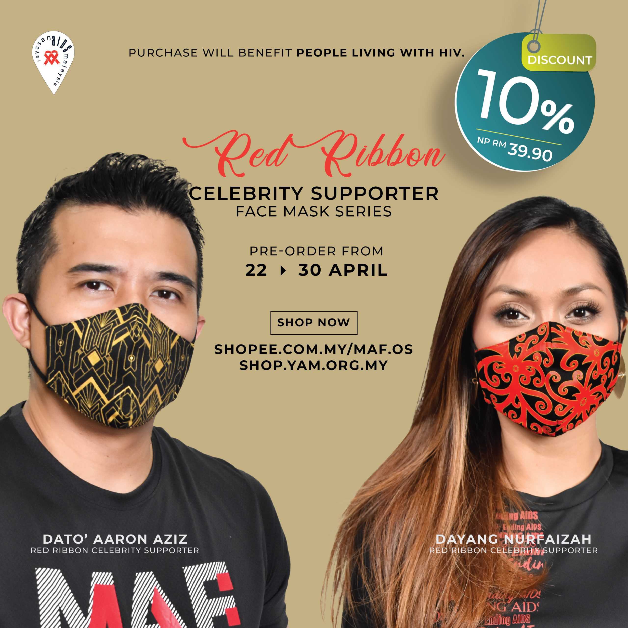 Dayang Nurfaizah x MAF RRCS Face Mask Series - Image 4